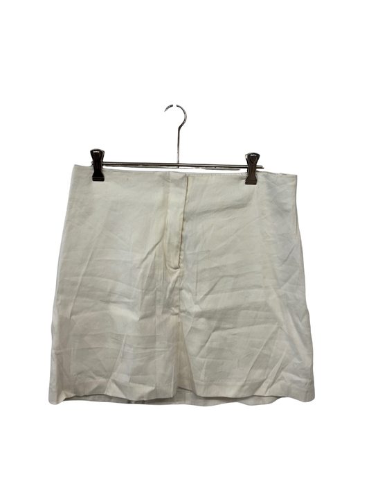Cream Short Skirt