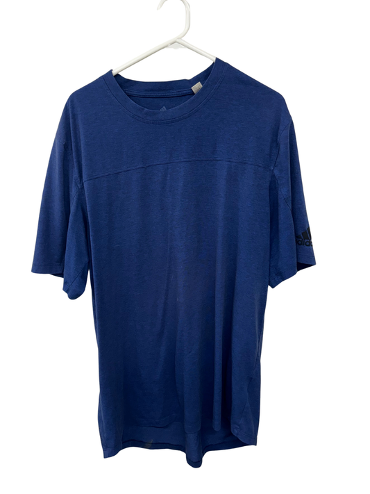 Blue Short Sleeve Marle T Shirt