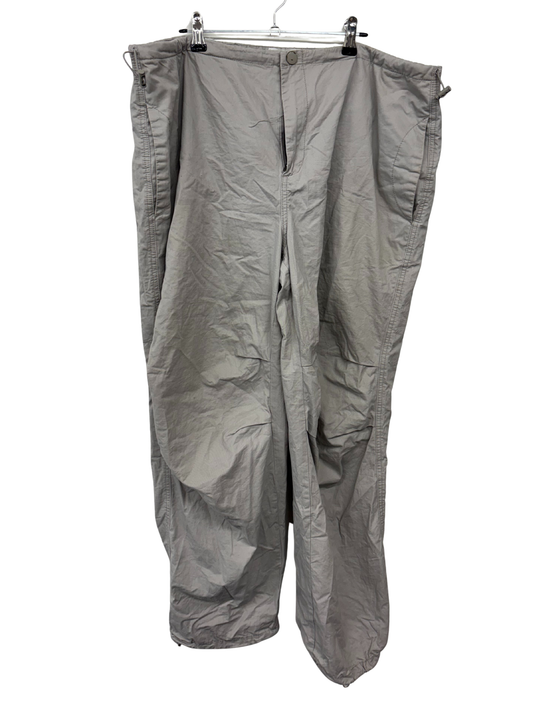 Light Grey/Beige Parachute Pants