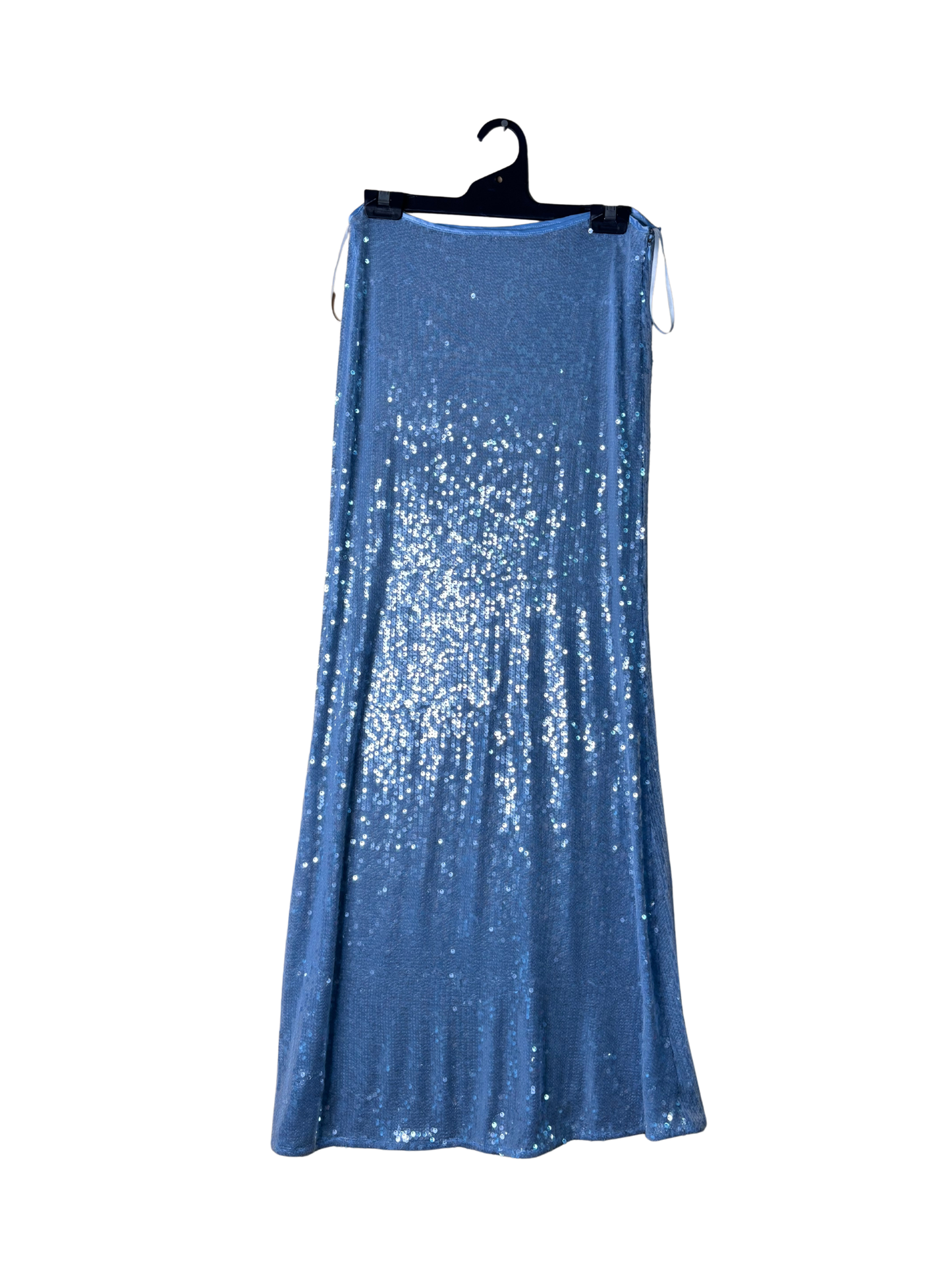 Light Blue Sequin Strapless Midi Dress/Maxi Skirt