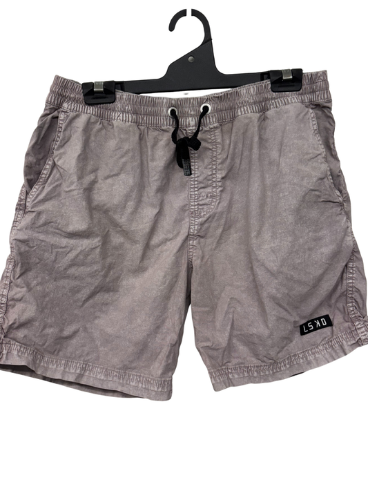 Grey/Purple Low Rise Shorts