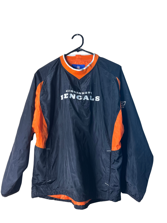 Black & Orange Spray Sweater 'Cincinatti Bengals'