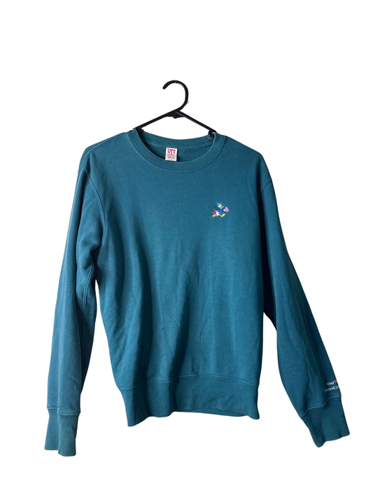 Green Sweater with Donald Duck Logo