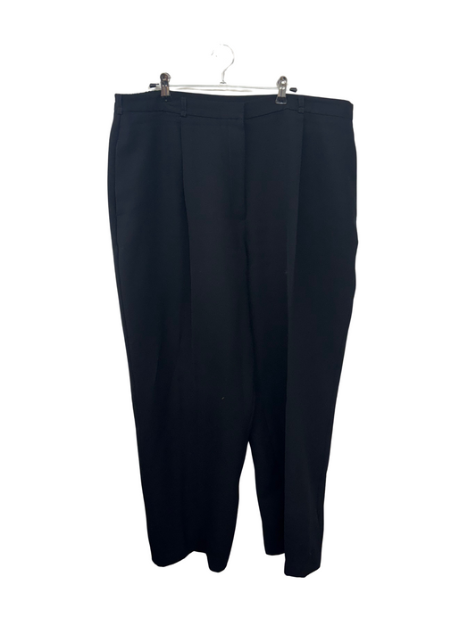 Vintage Black Highwaisted Tapered Pants