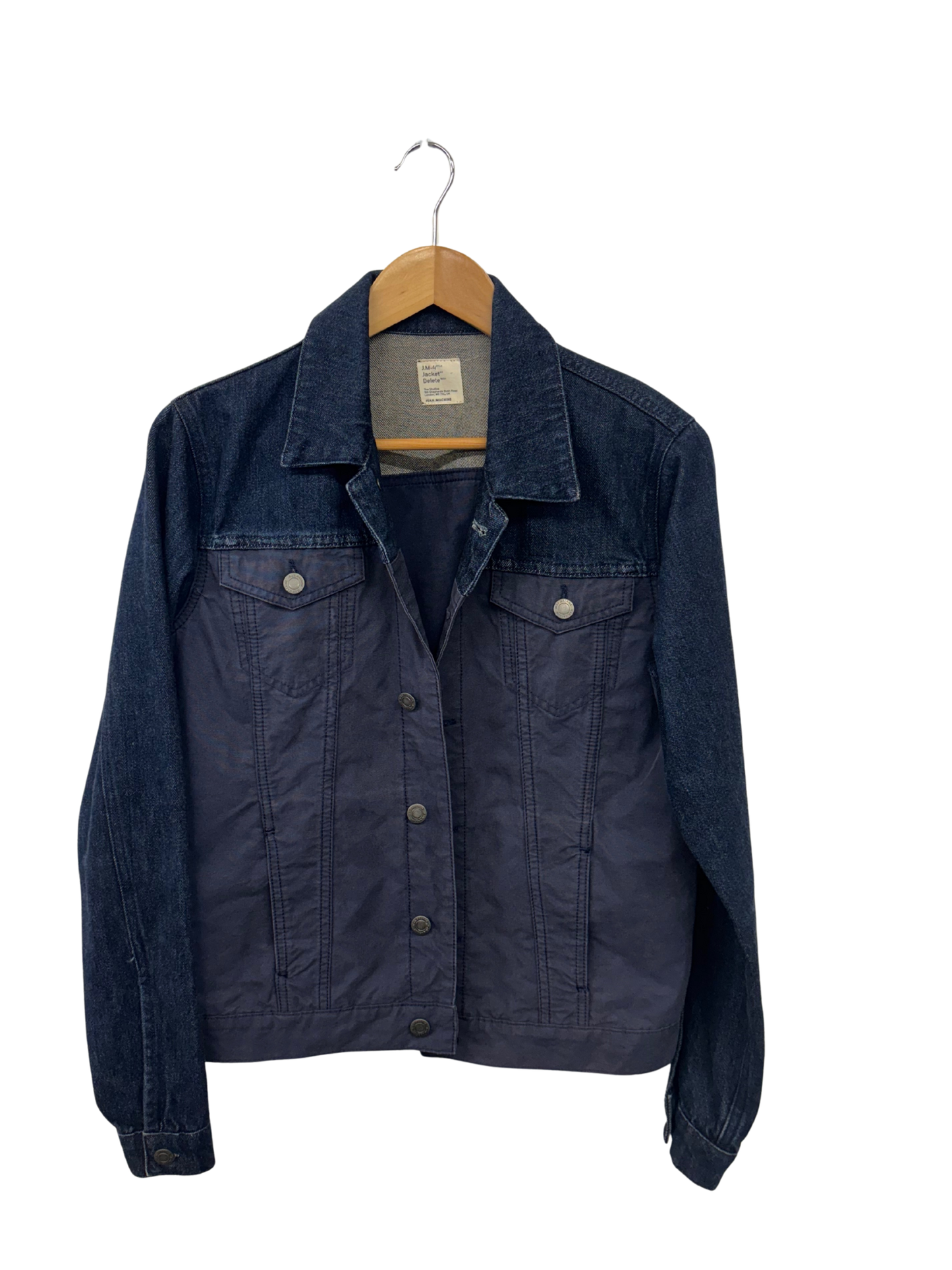 Dark Blue Denim & Cotton Jacket