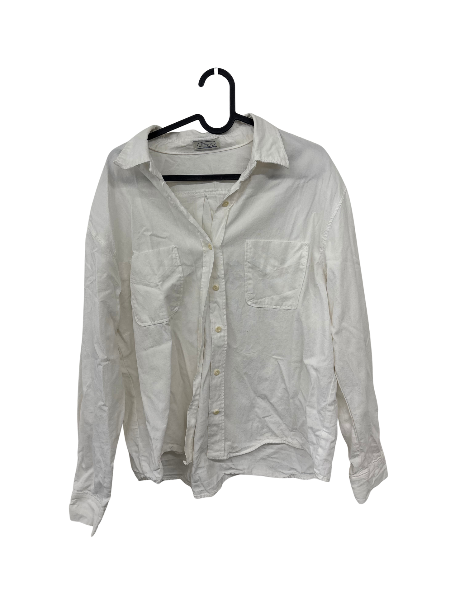 White Long Sleeve Button Up Shirt