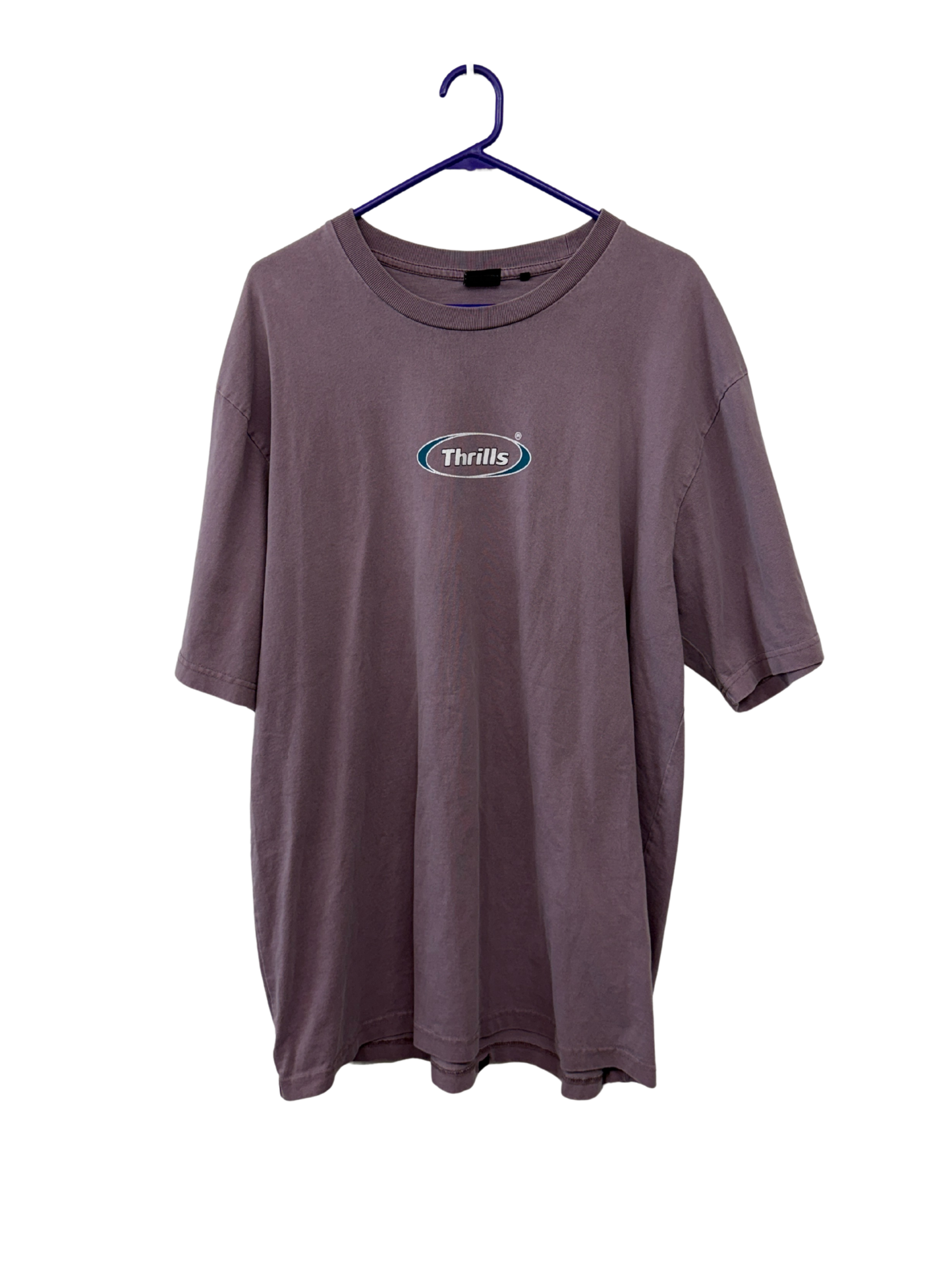 Light Purple T-Shirt with Blue & White Logo