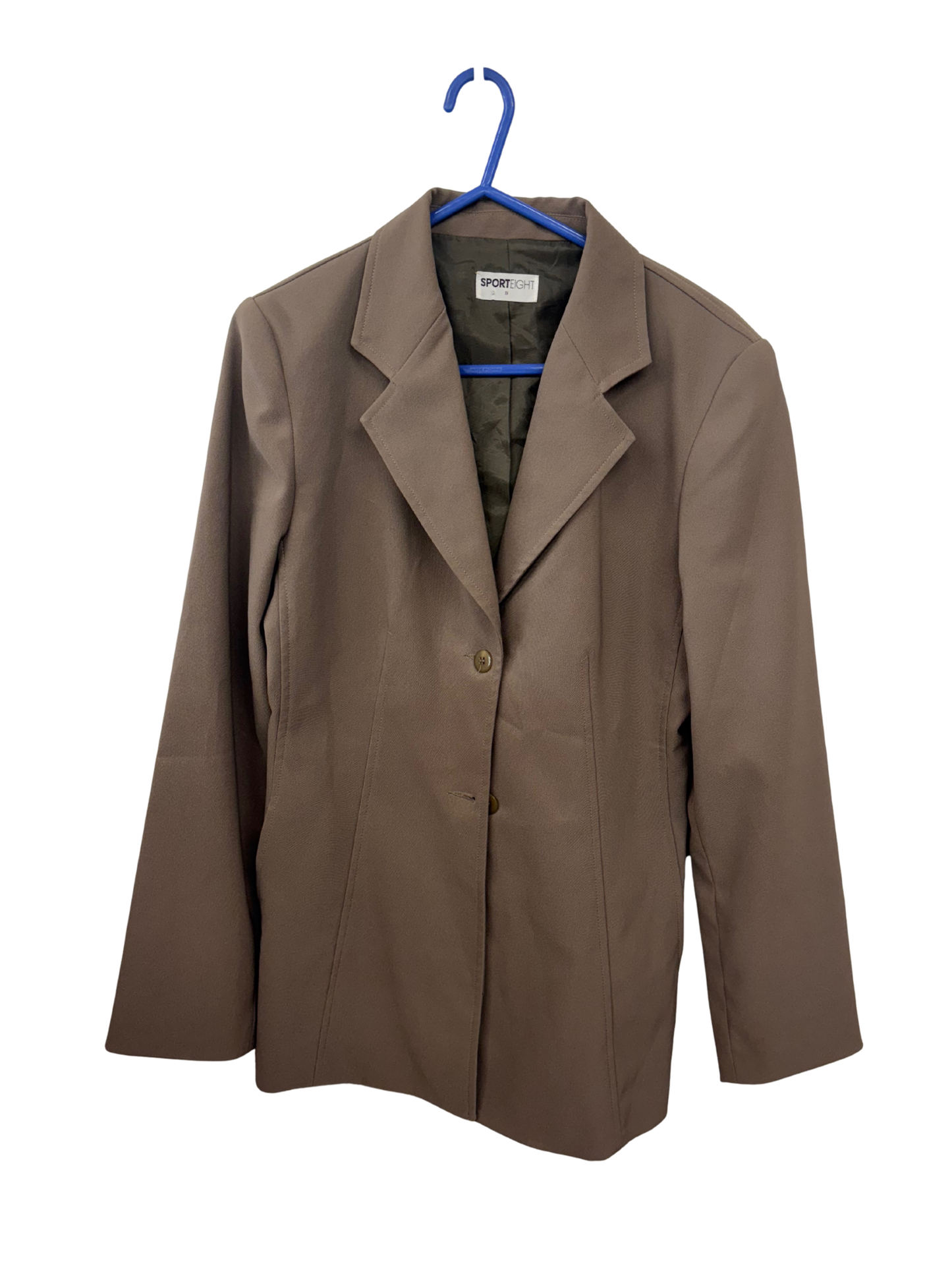 Vintage Taupe Fitted Blazer