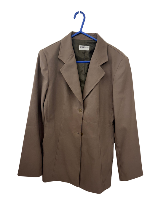 Vintage Taupe Fitted Blazer