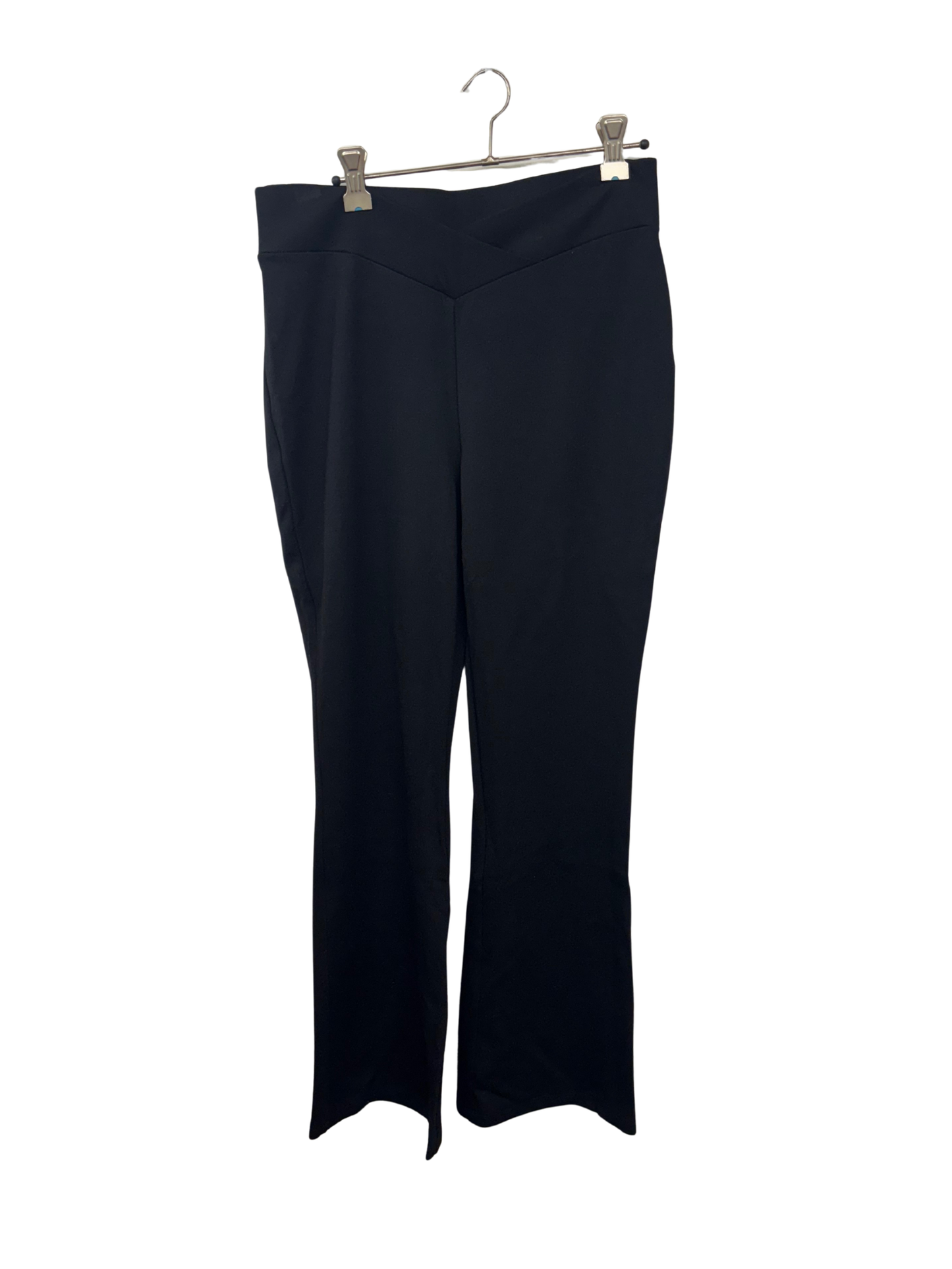 Black Flare Mid-High Rise Tights