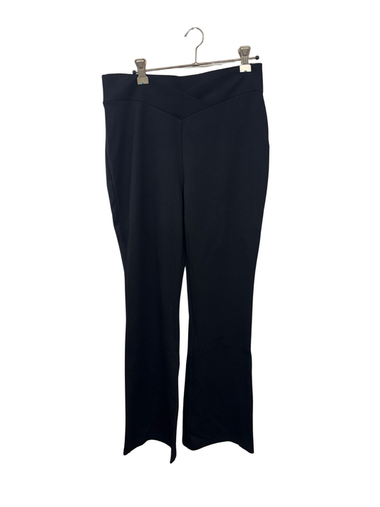 Black Flare Mid-High Rise Tights