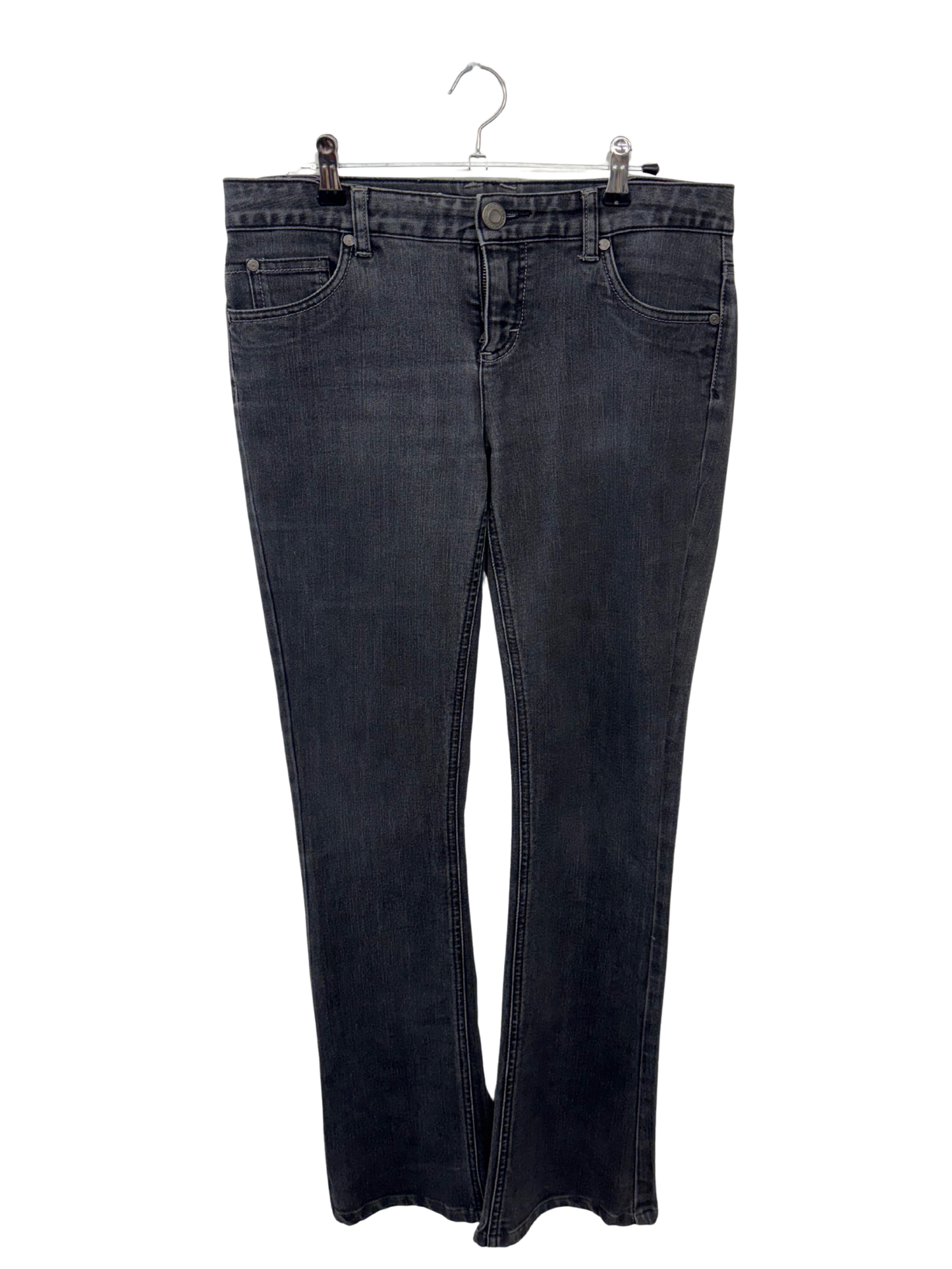 00s Black Low-Rise Bootcut Jeans