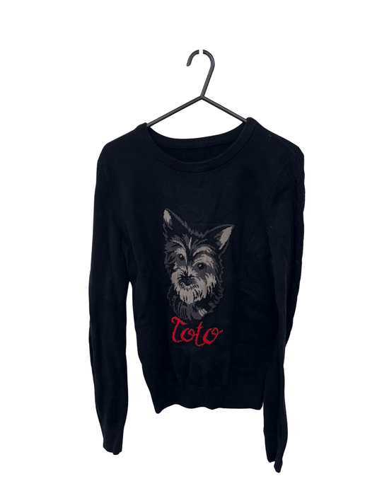 Black Jumper with Brown 'Toto' Logo