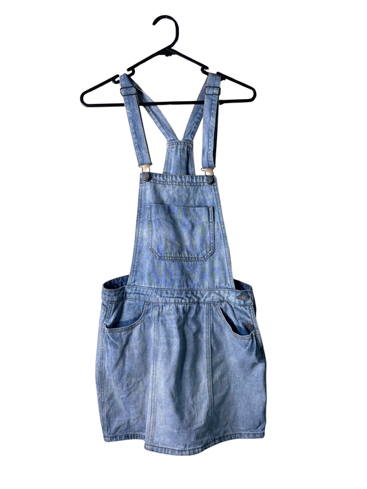 Light Blue Denim Pinafore Overalls