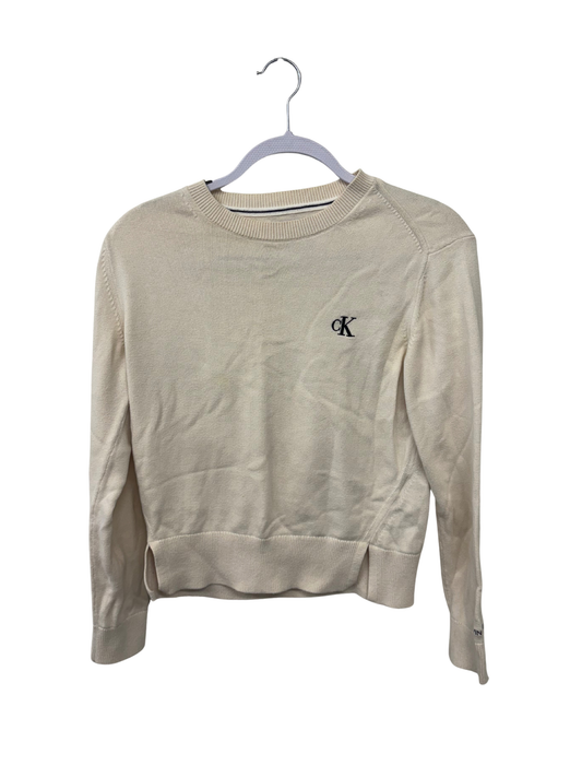 Cream Long Sleeve Knit Jumper