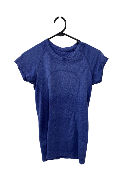 Blue Marle Short Sleeve Long Activewear Top