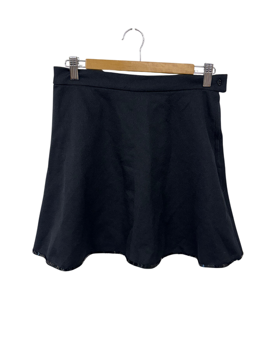 Vintage Black Circle Mini Skirt with Sequins