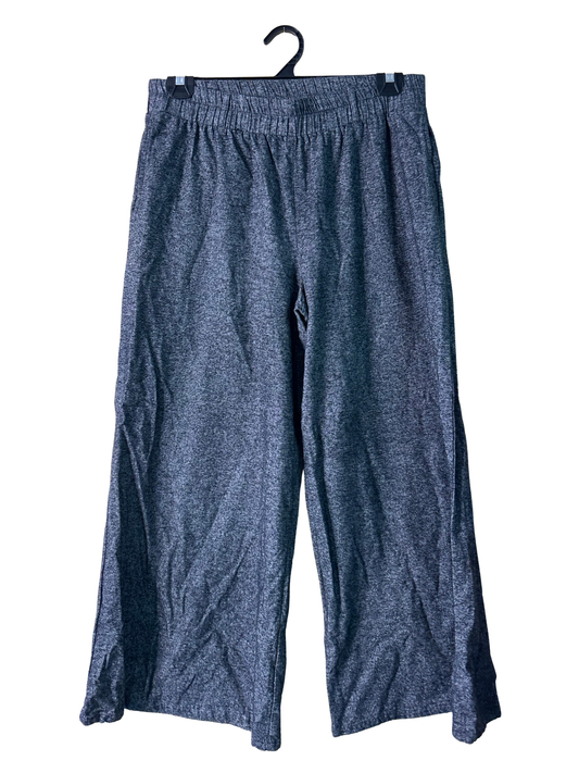 Dark Grey Marle Wide Leg Culotte Pants
