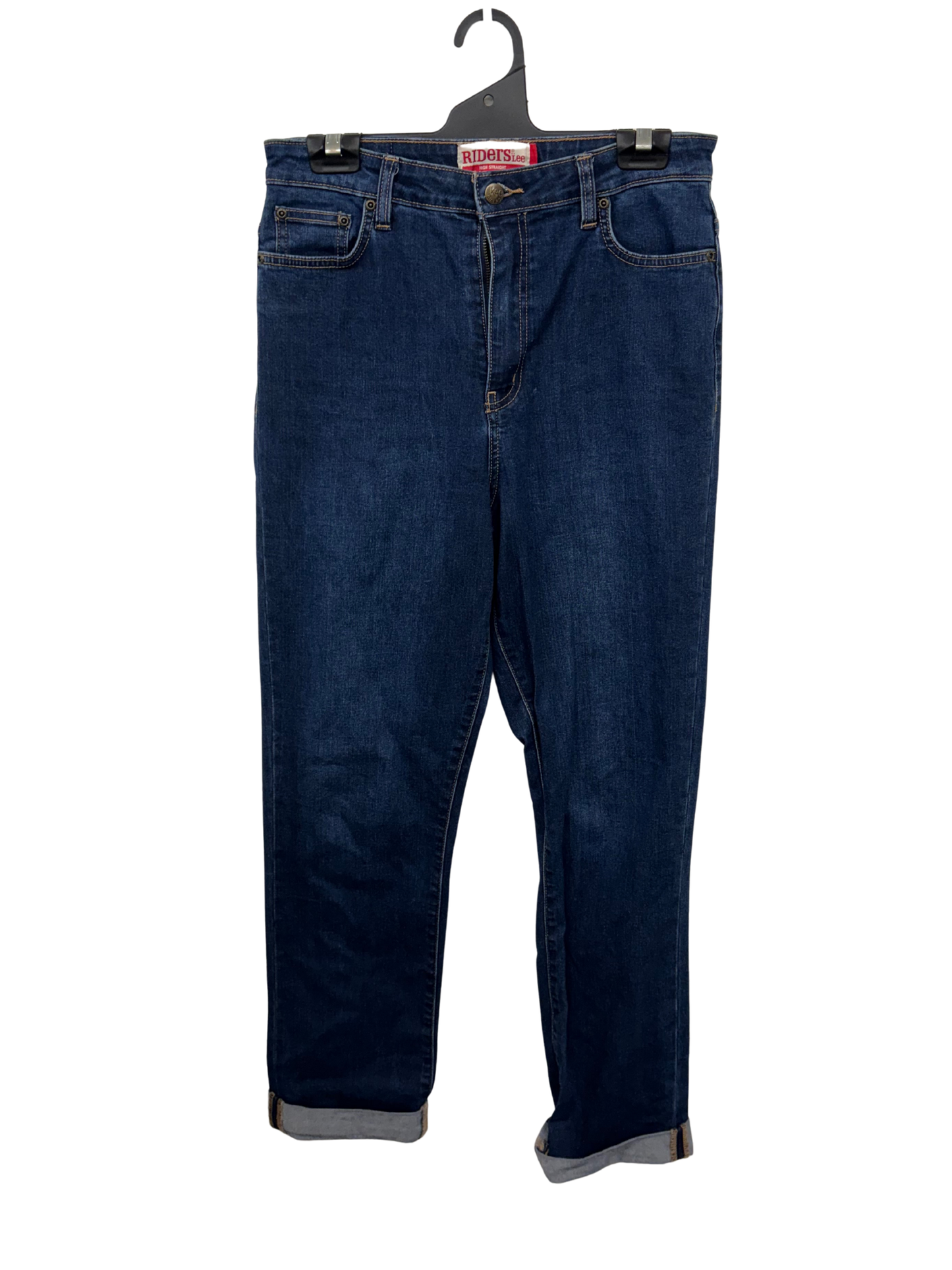 Dark Blue Denim Tapered Jeans