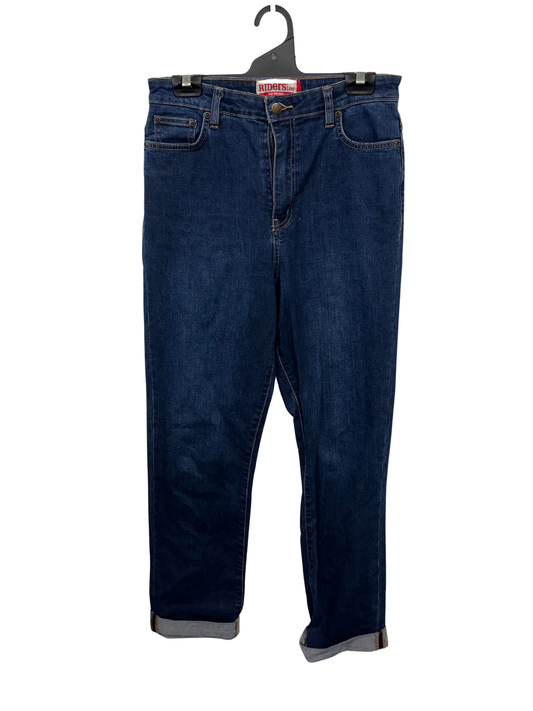 Dark Blue Denim Tapered Jeans