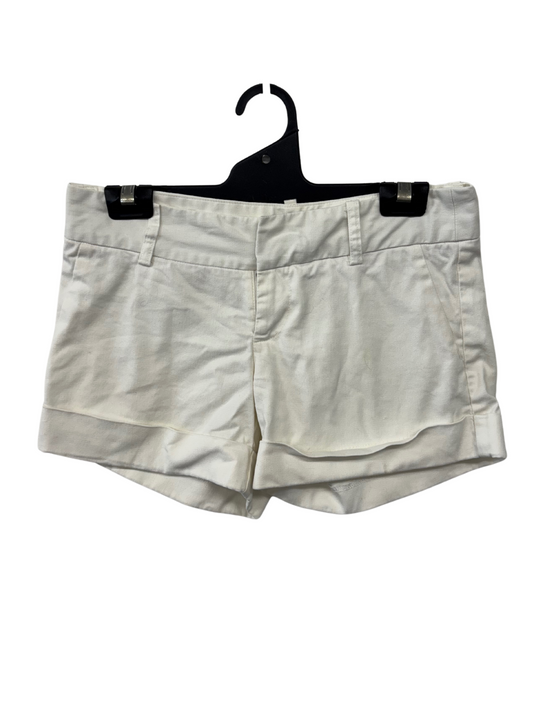 00s White Low Rise Shorts