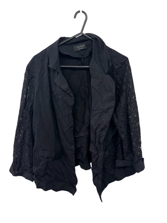 Black Lace Sleeve Jacket