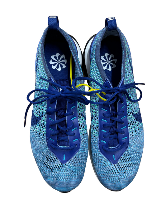 Blue Knit Lowcut Sneakers