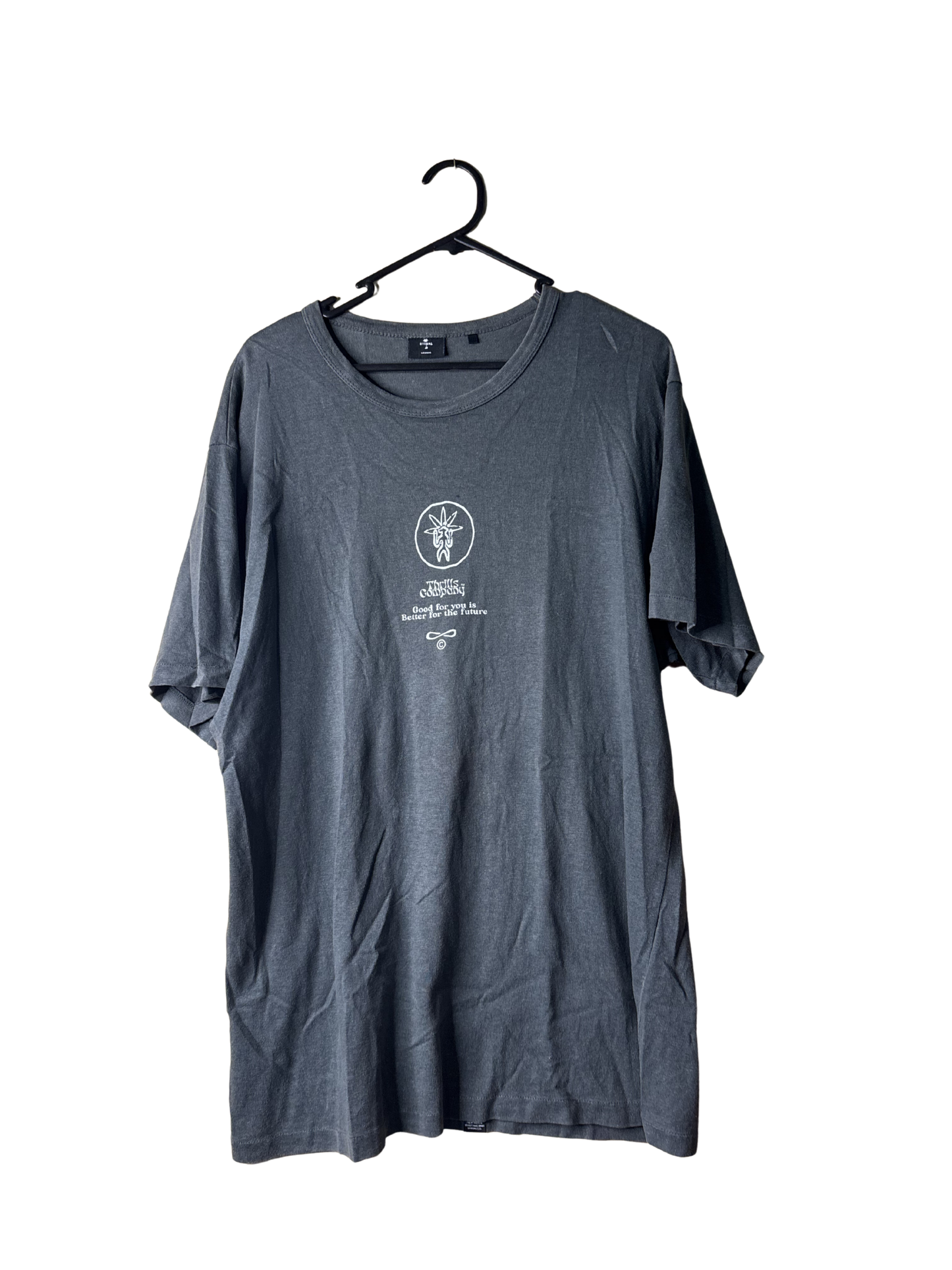 Dark Green Long Sleeve T-Shirt with White Logo