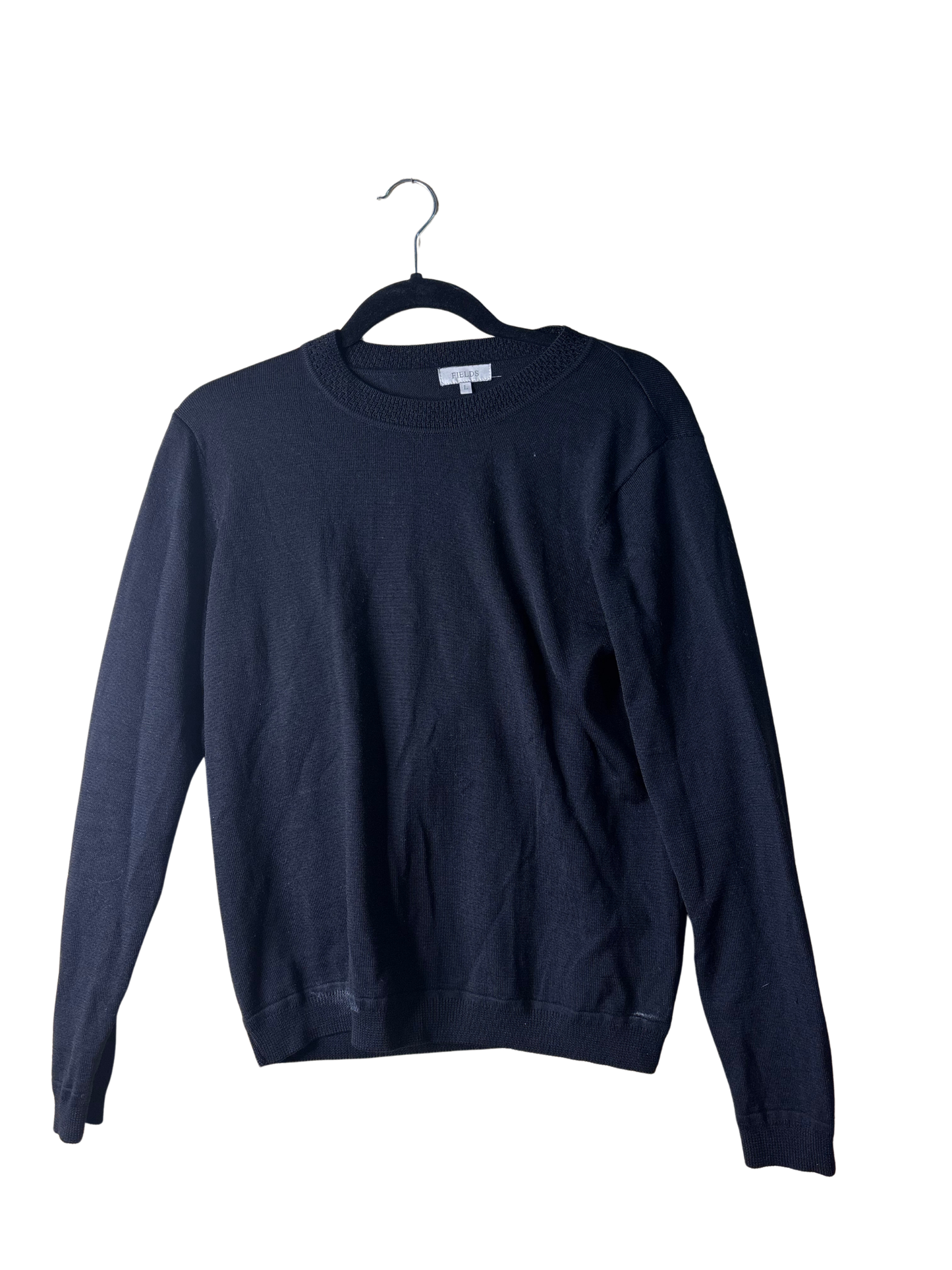 Black Long Sleeve Knit Jumper