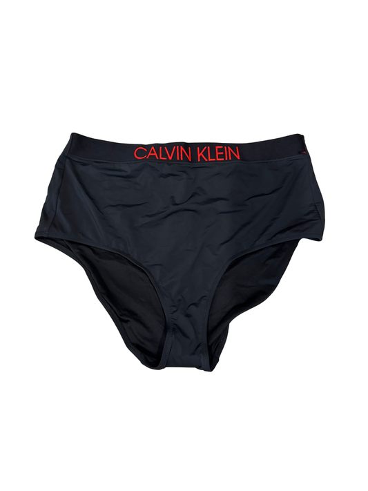 NWT Black Mid-Rise Bikini Bottoms
