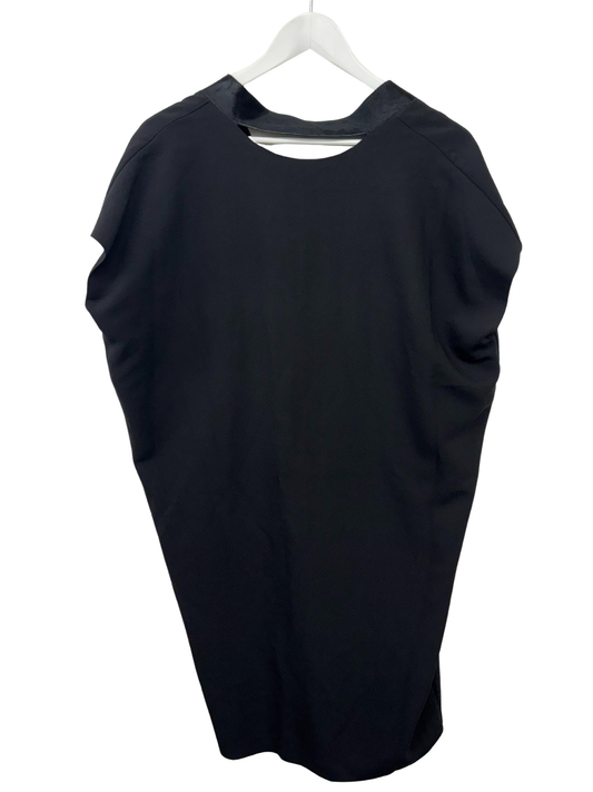 Black Short Sleeve Short Dress