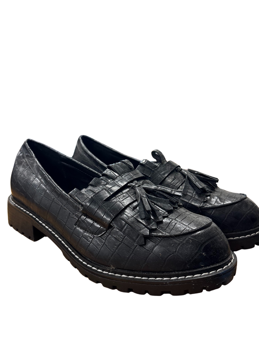 Black Loafers with Tassel
