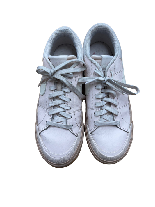 Light Pink & White Lowcut Sneakers 'Air Force 01' Style