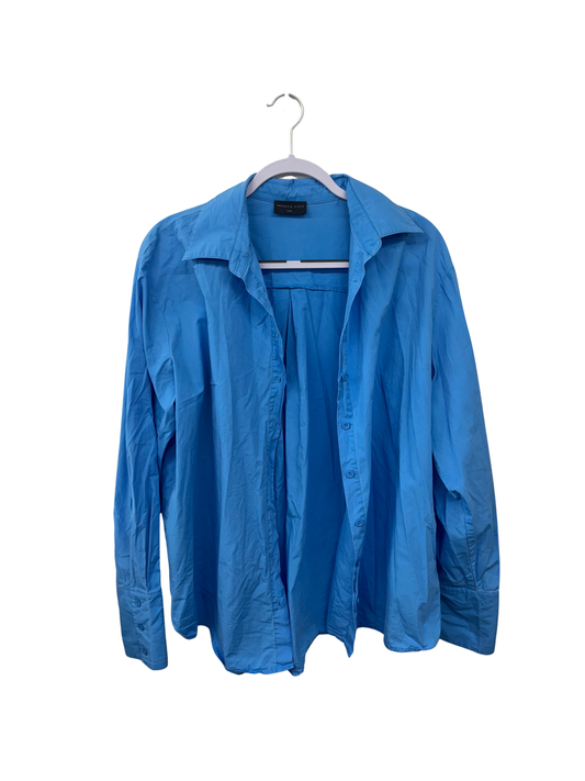 Blue Long Sleeve Button Up Shirt