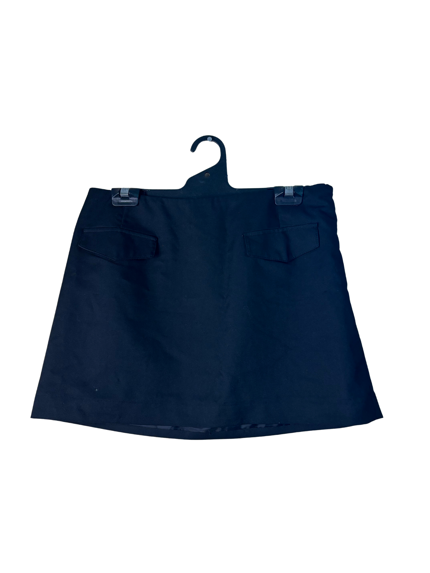 Black Short Business-Style Skirt