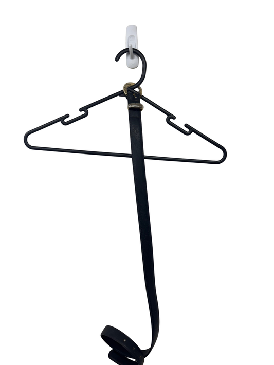 Dark Blue Belt with Gold Buckle