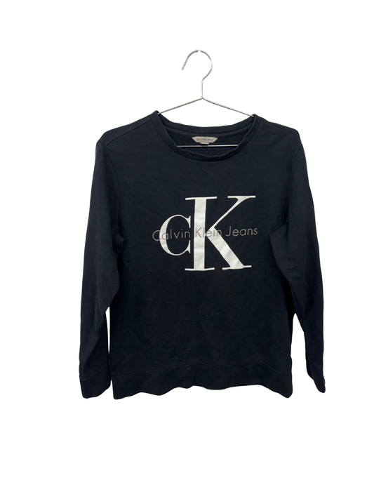 Black Sweater with White Logo