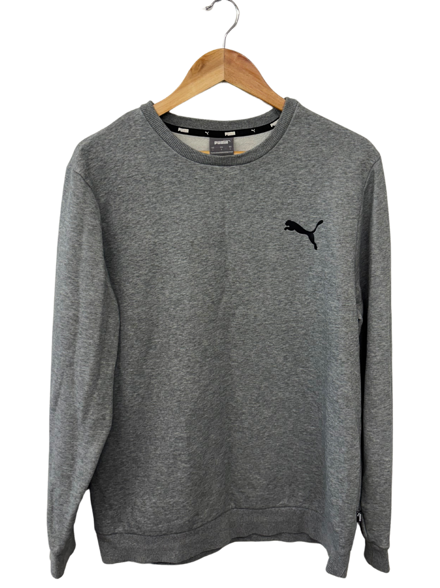 Grey Sweater with Black Logo