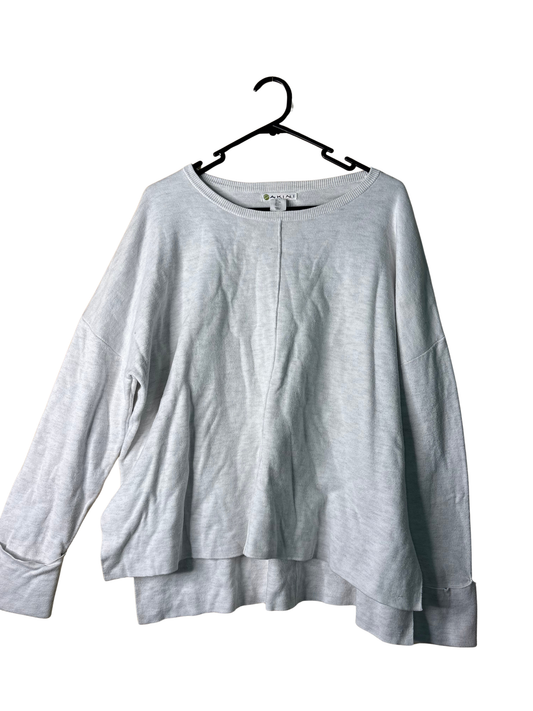 Light Grey Knit Long Sleeve Jumper