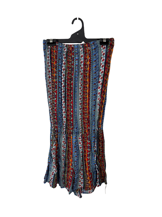 Multicolour Floral Patterned Sleeveless Romper