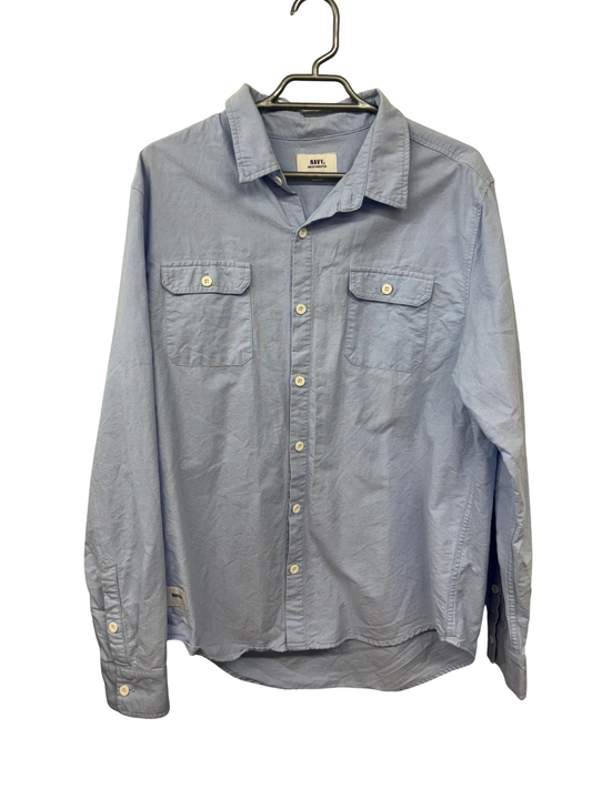 Blue Long Sleeve Button Up Shirt