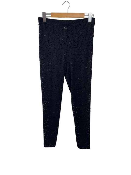 Black Sheer Lace Pants/Tights
