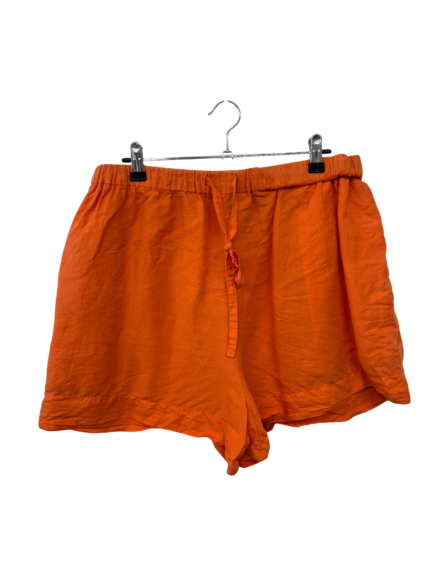 Orange High Waisted Shorts