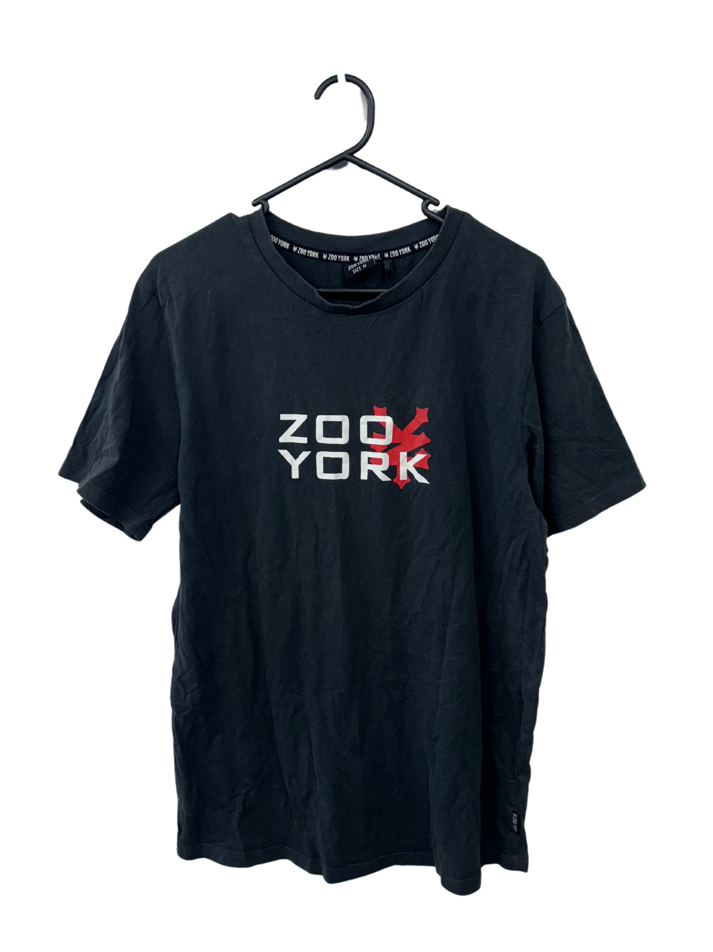 Dark Grey T Shirt with 'Zoo York' Print