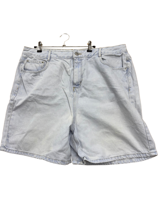 Light Blue Denim Highwaisted Shorts