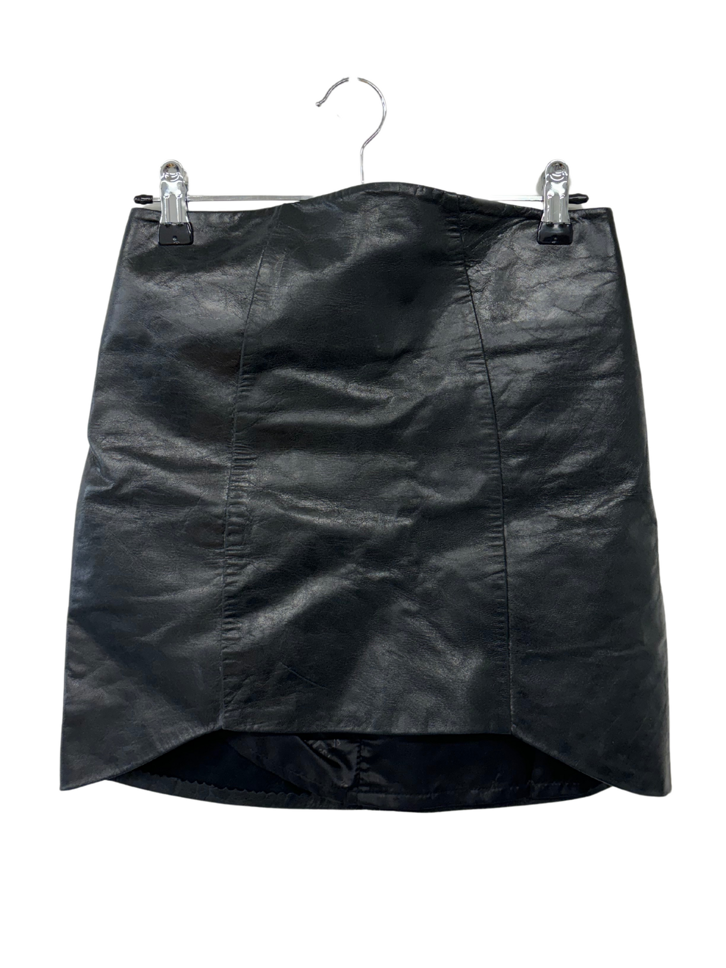 Black Leather Skirt