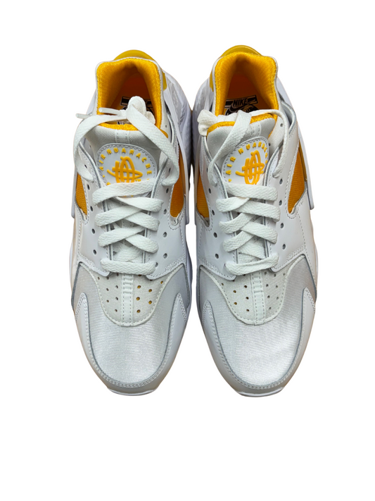 White & Yellow Sneakers