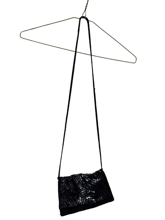 Vintage Black Sequin Bag