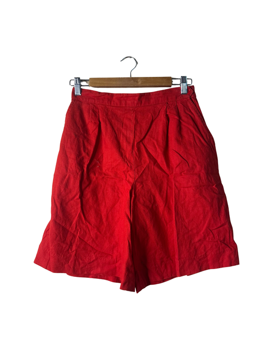 Vintage Red Highwaisted Shorts