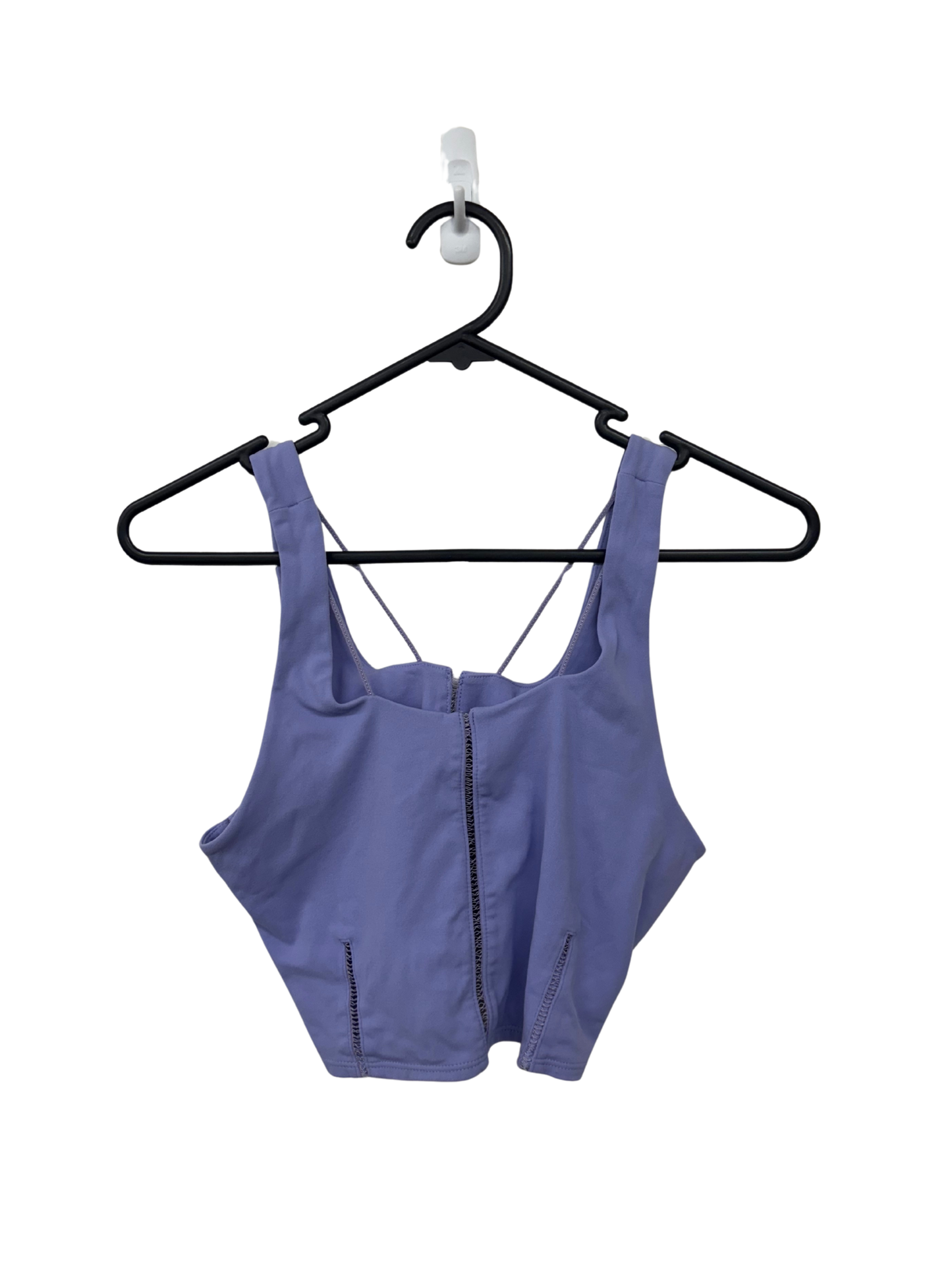 Light Purple Crop Sports Bra
